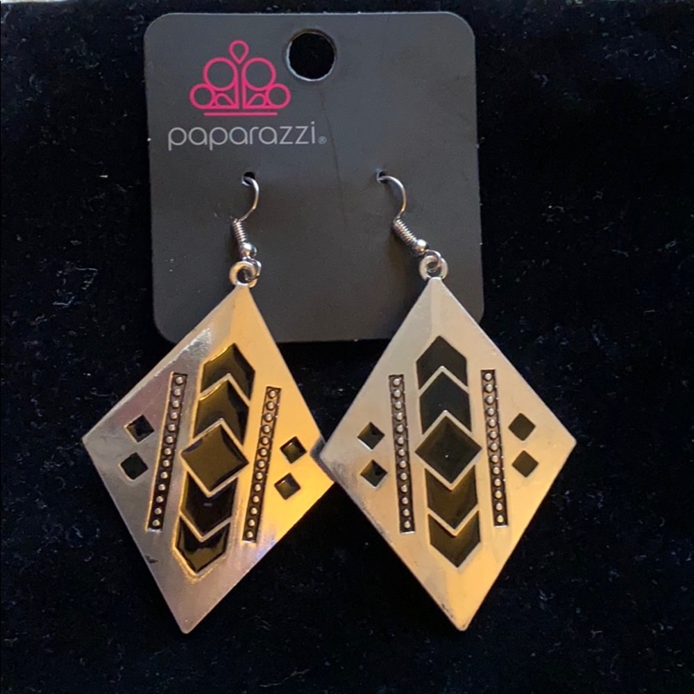 Silver earrings